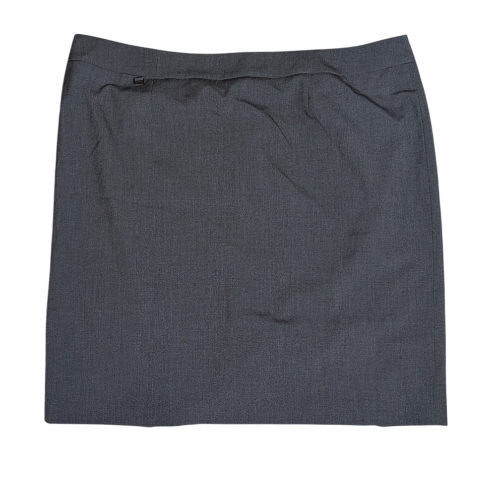Calvin Klein Gray Career Pencil Skirt Women's Plus Size 24W Work‎ Office
